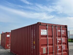 used 20' portable storage container